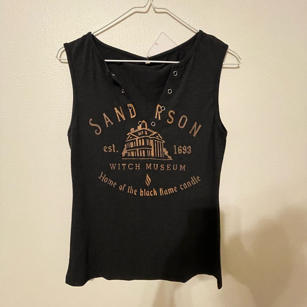 Gypsy Boho Sanderson Witch Graphic Tank Top Size S